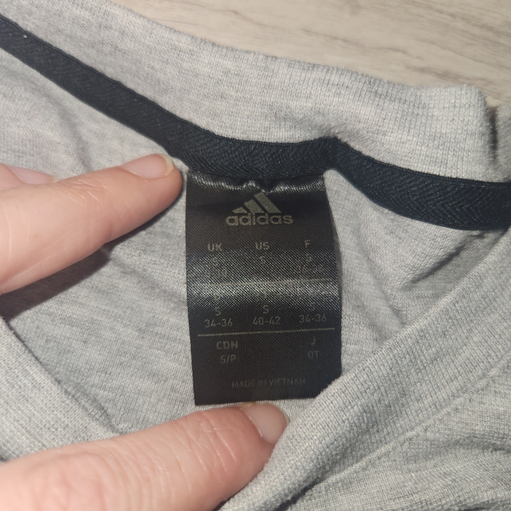Adidas Cropper Razerback Tank Top Gray Women's Size Small A2 - Picture 4 of 5